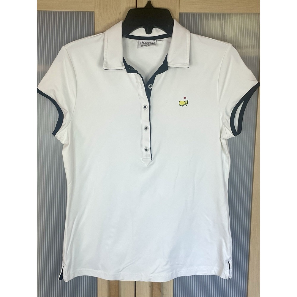 Masters Tournament Polo M Bobby Jones Augusta Golf Women's Top White
